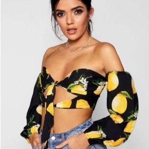 Grace Bow Tie Off The Shoulder Top